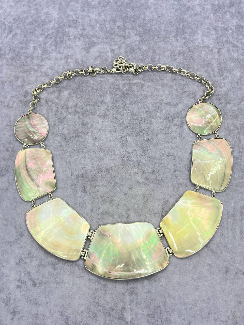 Бусы перламутр 70 см Разноцветный (10129)