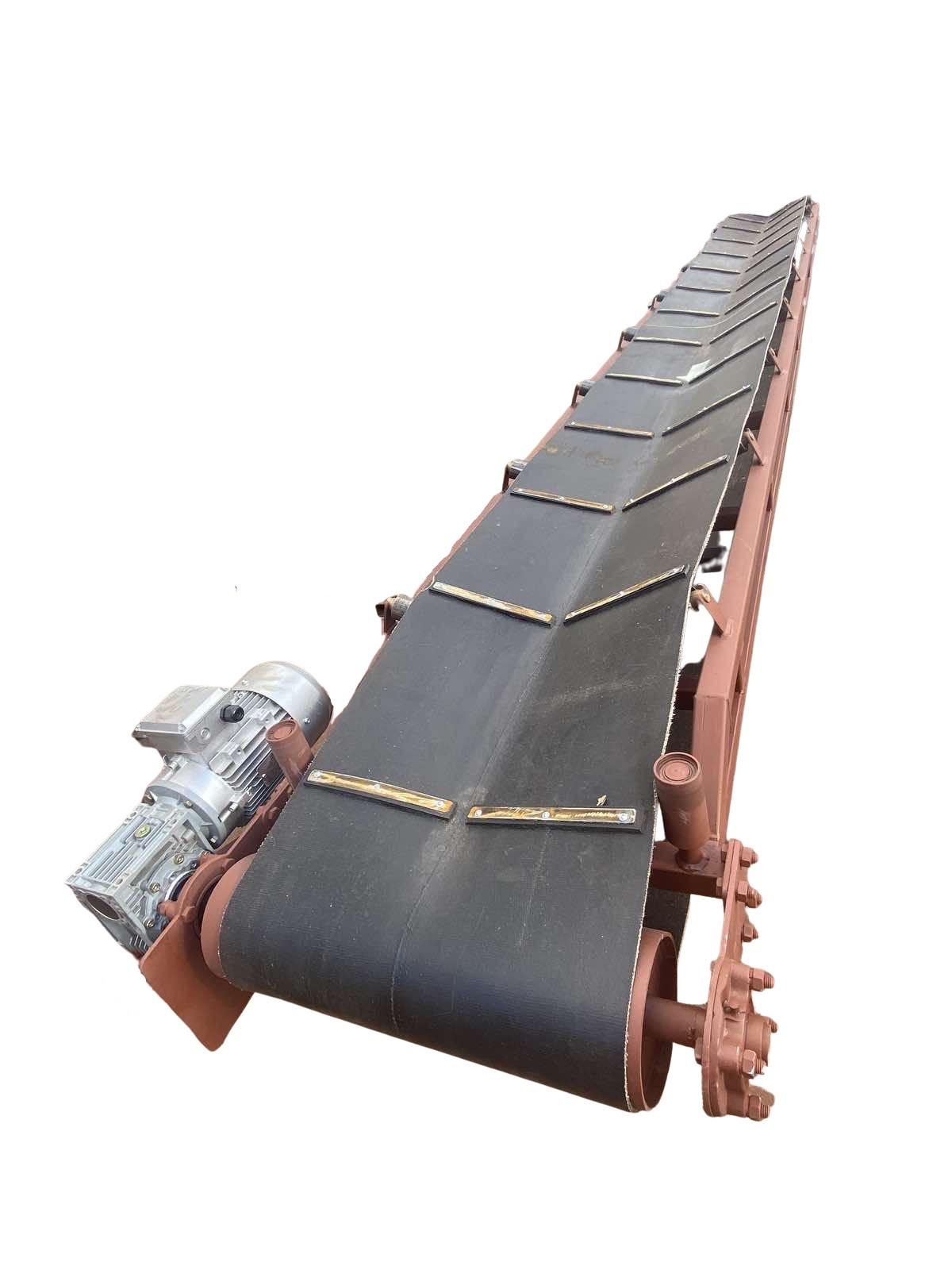 Конвейер желобчатый ленточный 300x8000 мм Черный (389)