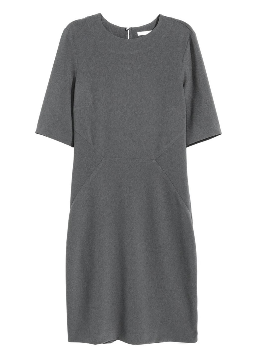 Платье H&M 46 Серый (429942b35) - фото 2 Платье H&M 46 Серый (429942b35) - фото 2