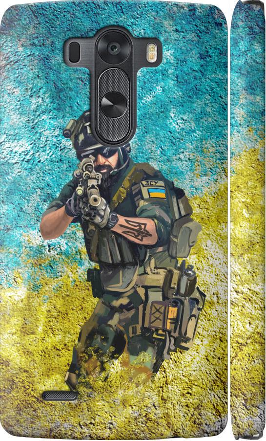 Чехол на LG G3 dual D856 Воин ЗСУ (5311c-56-42517)