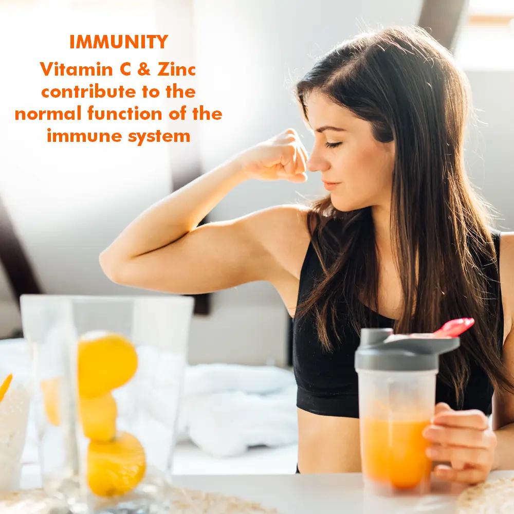 Витамин С 1000 мг и Цинк Bioglan 20 шипучих таблеток - фото 3