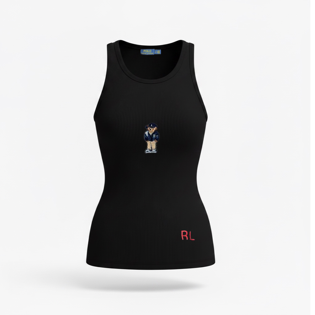 Майка женская Polo Ralph Lauren Anagram Tank Top Bear S Черный (RL24001.1S) Майка женская Polo Ralph Lauren Anagram Tank Top Bear S Черный (RL24001.1S)