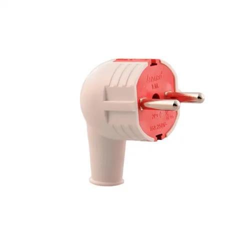 Вилка Lezard кутова з заземленням (715-0301-603)