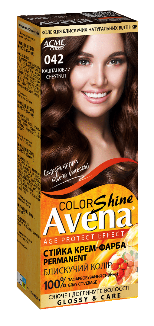 Краска для волос Acme-Color Рябина Avena 042 Каштан 135 мл (1690)