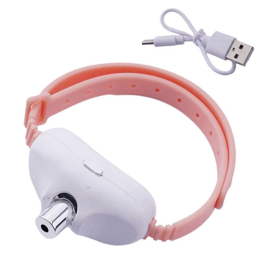 Смарт-ошейник интерактивный Laser Collar со встроенным лазером для кошек Персиковый - фото 3 Смарт-ошейник интерактивный Laser Collar со встроенным лазером для кошек Персиковый - фото 3