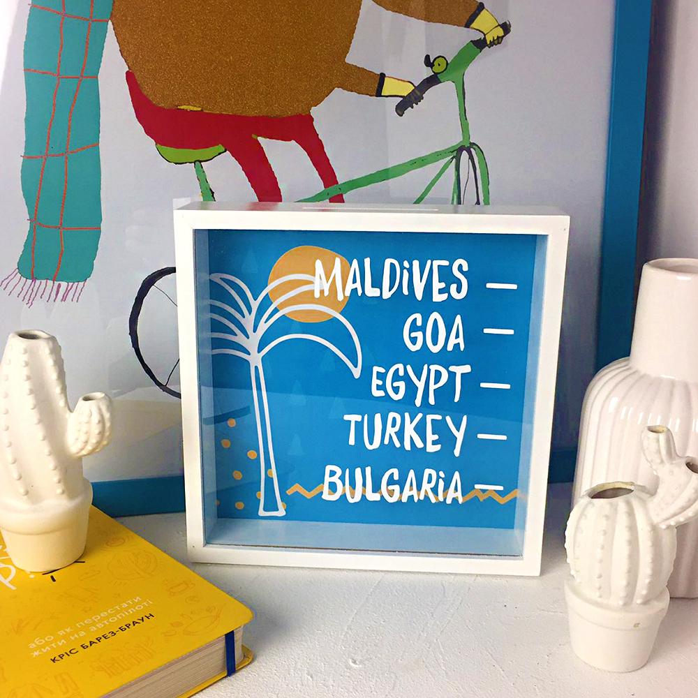 Деревянная копилка для денег Maldives (KOP_18D010)