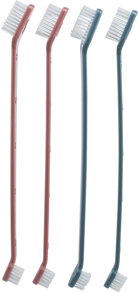 Зубная щетка двухсторонняя 4 шт.
