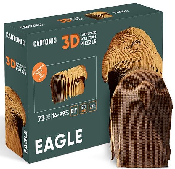 Конструктор картонный Cartonic 3D Puzzle Eagle - фото 1