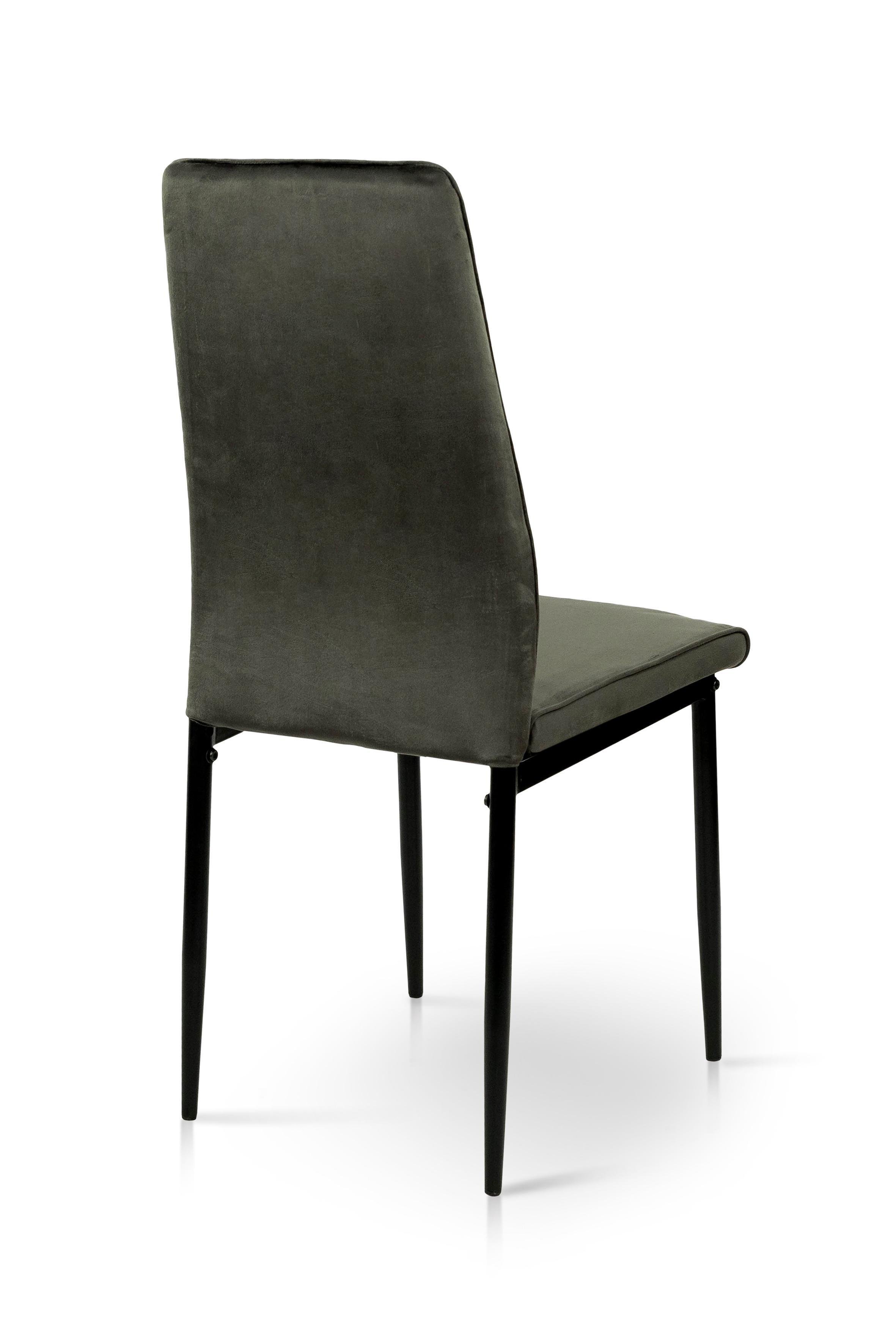 Стілець для кухні та вітальні ГРЕЙС Річь 410х970х400 мм Чорний/Графітовий (GAА0056270) - фото 4 Стілець для кухні та вітальні ГРЕЙС Річь 410х970х400 мм Чорний/Графітовий (GAА0056270) - фото 4