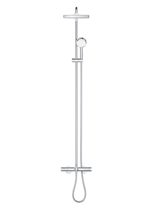 Душова система з термостатом для ванни Grohe Tempesta Cosmopolitan 250 CUBE (GROHE/26691000) - фото 2