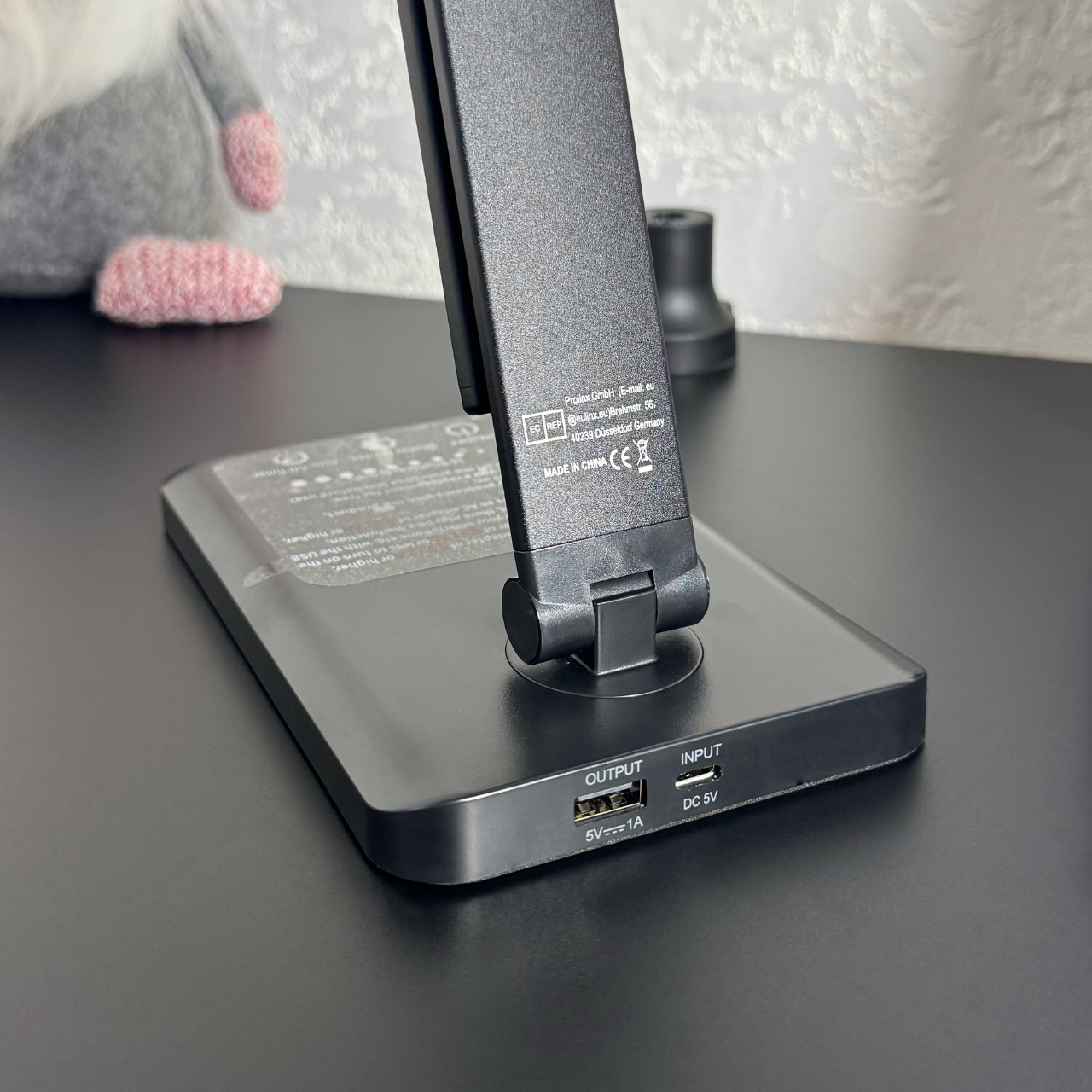 Лампа светодиодная настольная с USB-портом для зарядки с сенсорным управлением и защитой для глаз (QM019) - фото 7