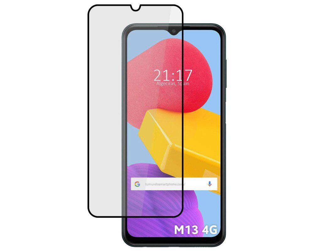 Защитное стекло Glass Full Glue для Samsung M13 Black (16939)