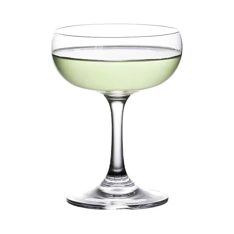 Бокал для коктейлей стеклянный на ножке 220 мл