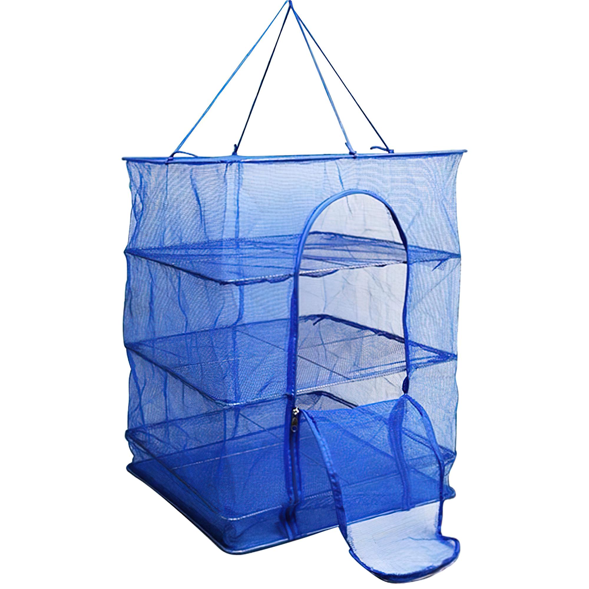 Сетка для сушки трехъярусная 35х35х75 см (205)