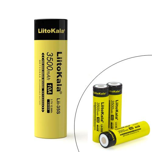 Аккумулятор LiitoKala Lii-35S 18650 высокоточный Li-ion 3,7V 3500 mAh 10А (5376) - фото 2