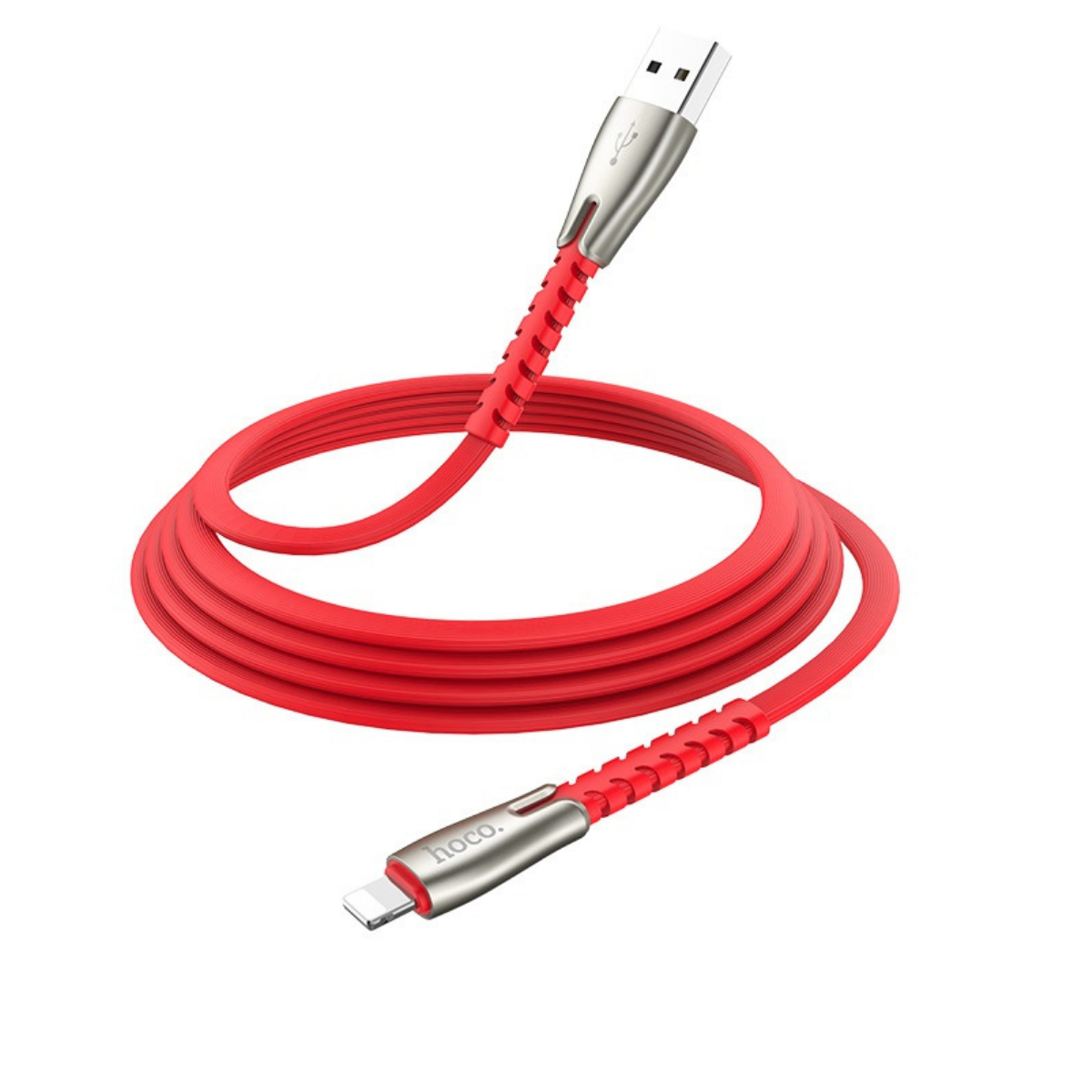 Кабель Hoco U58 Core charging data cable for Lightning Red
