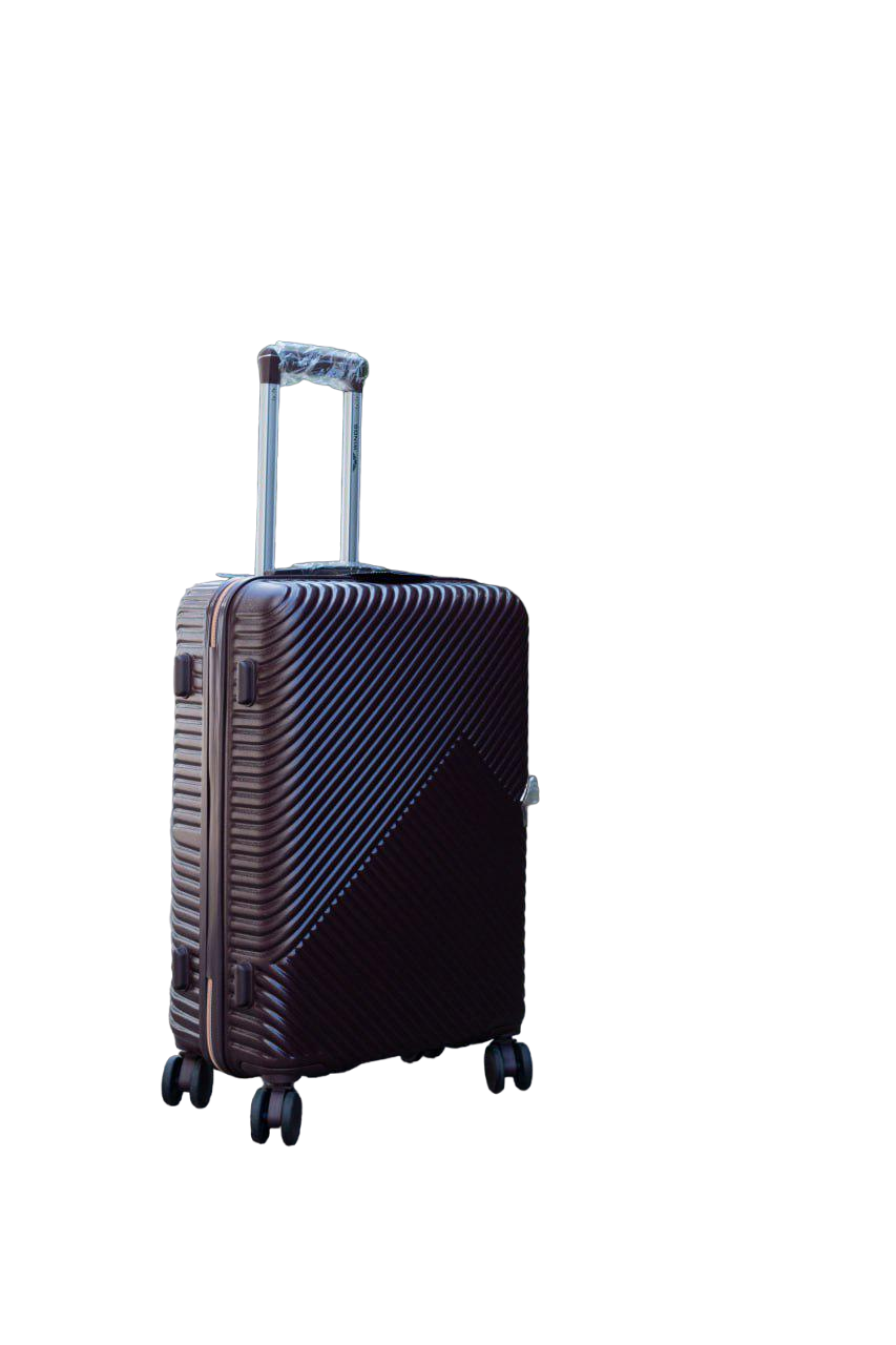 Чемодан пластиковый Wings WN-01 средний Кофейный (11880022) - фото 1