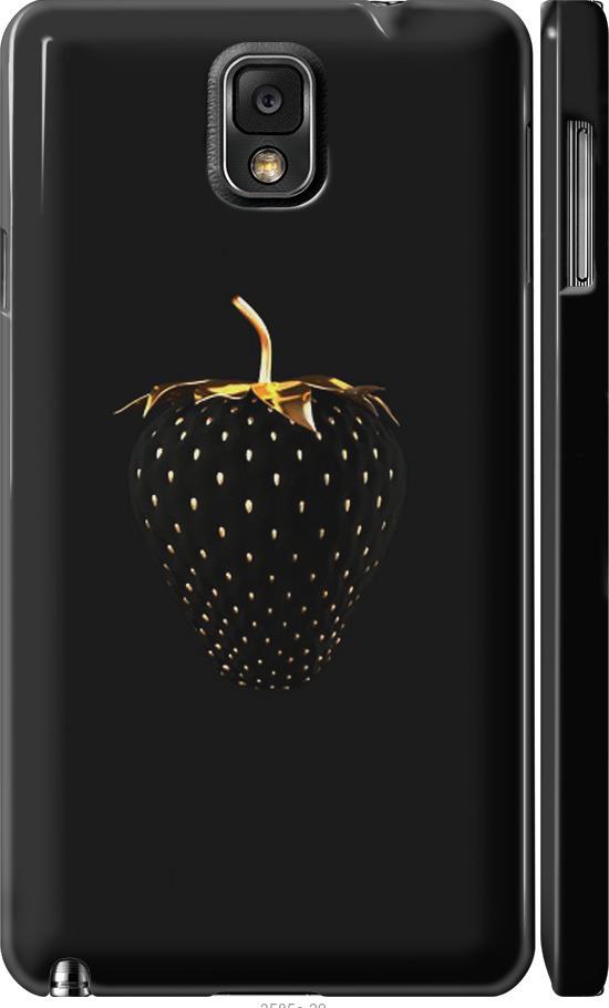 Чехол на Samsung Galaxy Note 3 N9000 Черная клубника (3585c-29-42517)