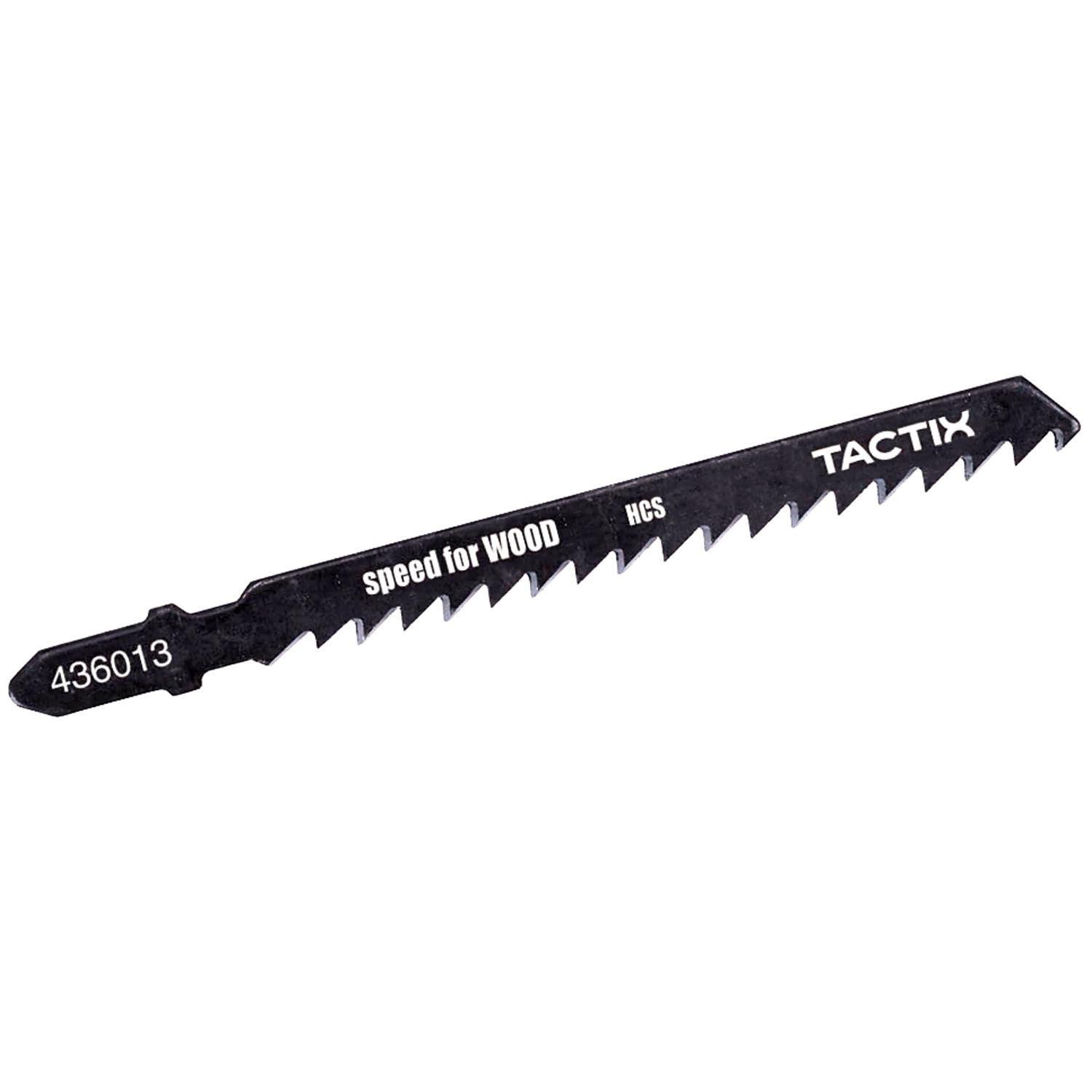 Пилка для лобзика Tactix 436013 100 мм для дерева 50 мм быстрый рез Т144D 3 шт. (INOTV0TC0W0T144D00) Пилка для лобзика Tactix 436013 100 мм для дерева 50 мм быстрый рез Т144D 3 шт. (INOTV0TC0W0T144D00)