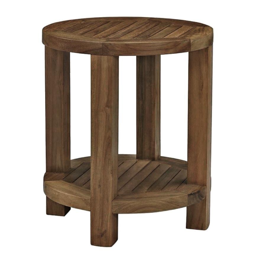 Табурет для ванной из дерева Тилена Корица (ТВН-014133)