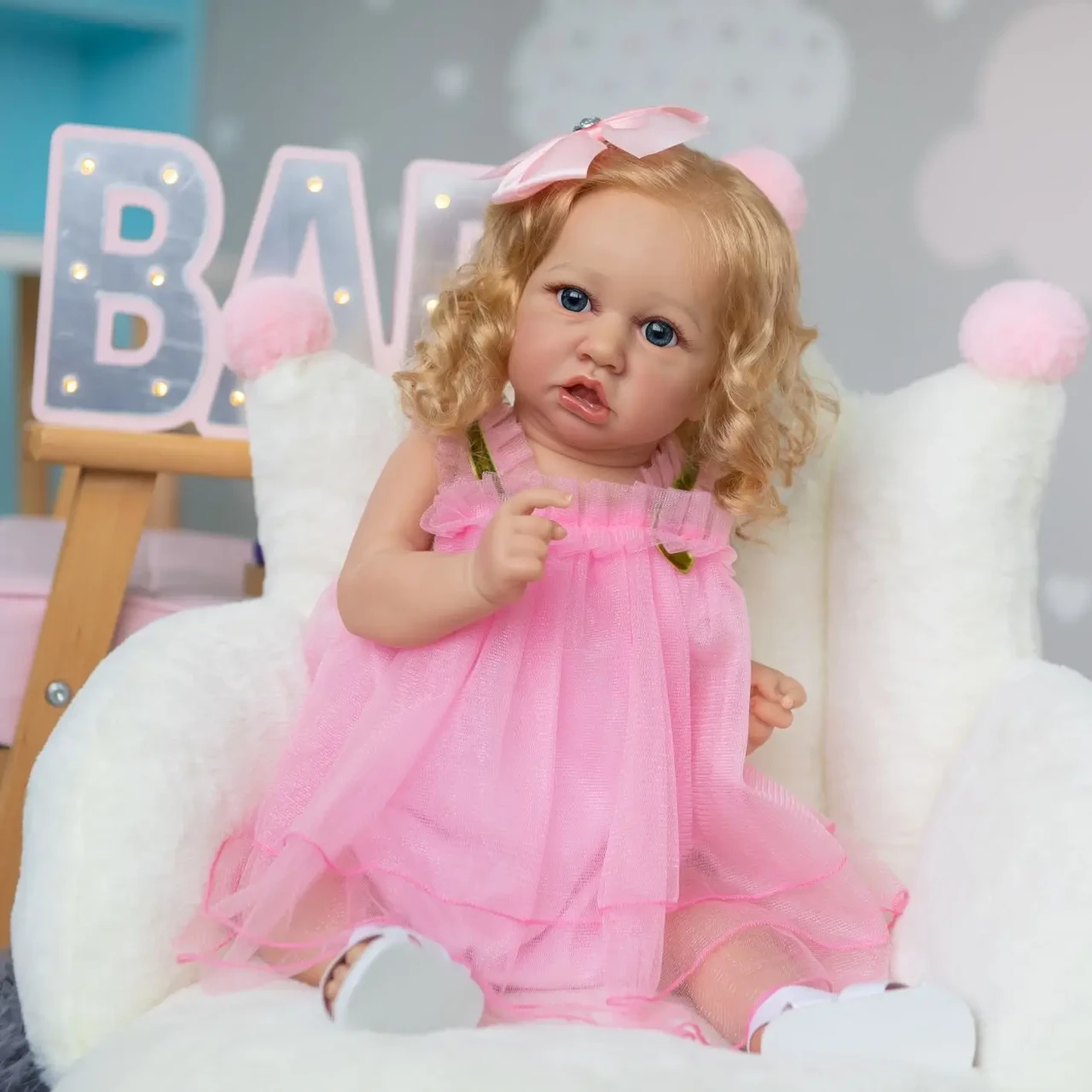 Кукла Reborn девочка винил-силикон (2030106898)