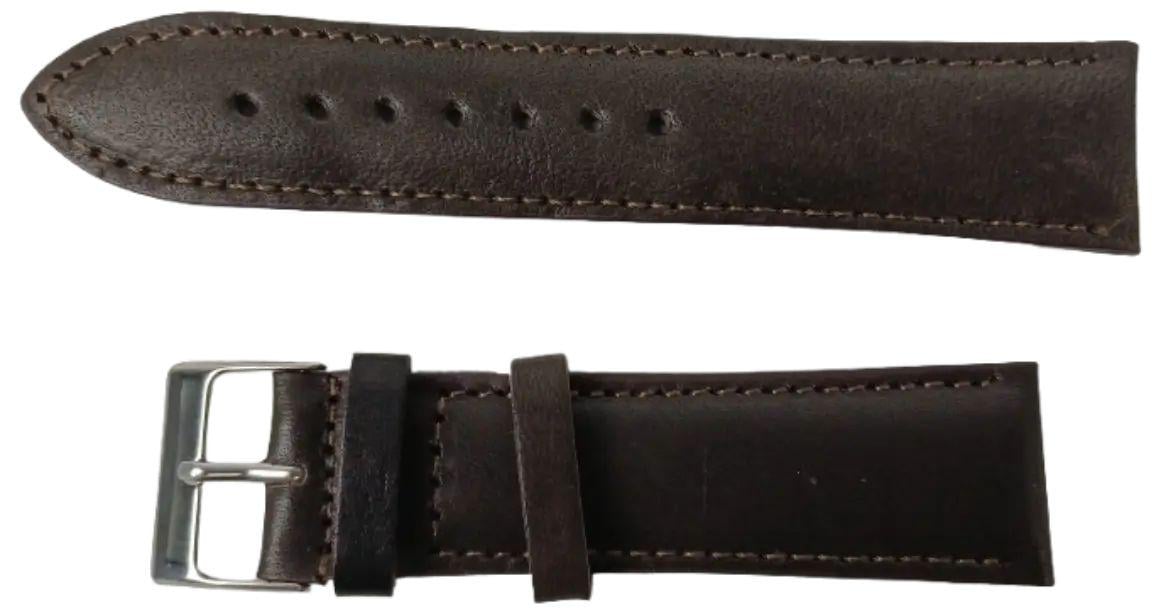 Ремінець для годинника шкіряний Mykhail Ikhtyar 22 мм Темно-коричневий (S22-508S brown) Ремінець для годинника шкіряний Mykhail Ikhtyar 22 мм Темно-коричневий (S22-508S brown)