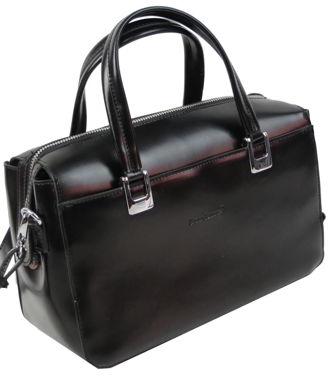 Сумка женская кожаная Giorgio Ferretti 35324ZD138 небольшая Черный