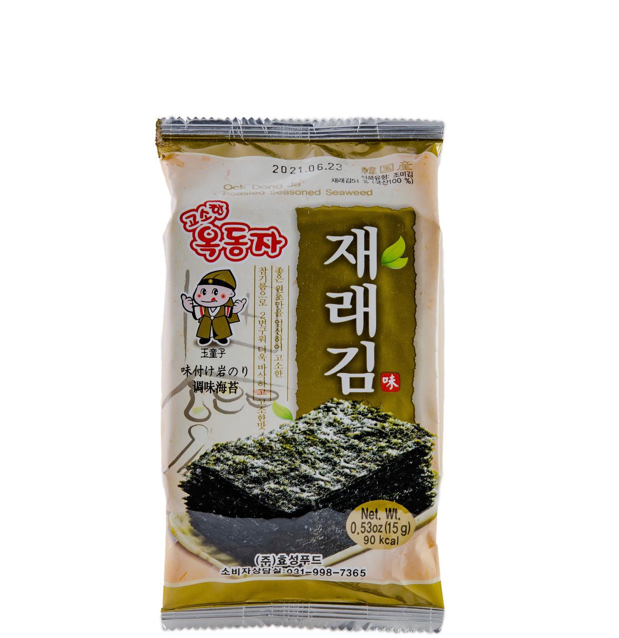 Нори-снек с кунжутным маслом OCK-DONG-JA 15 г (000009572)