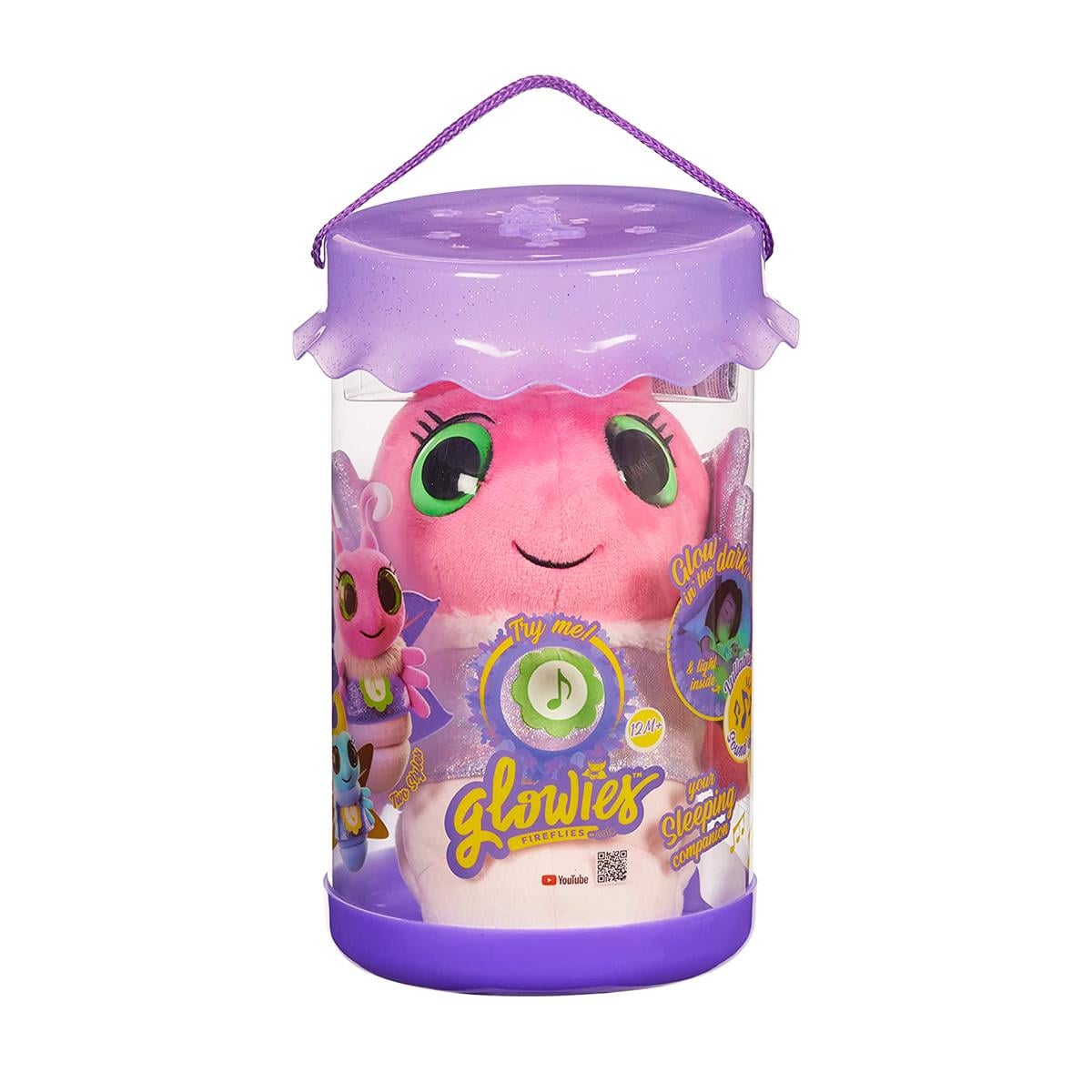 Мягкая игрушка Glowies – Розовый светлячок Pink Firefly – 15 см