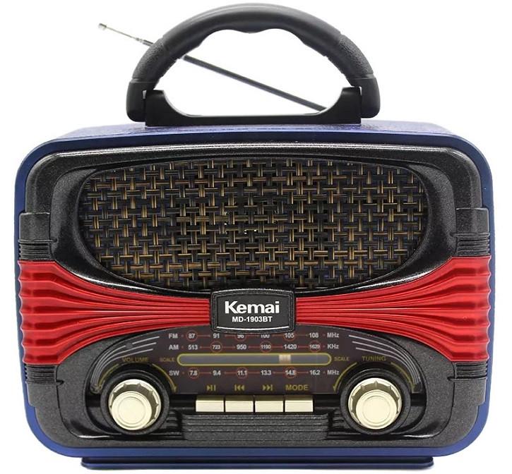 Радіоприймач ретро Kemai MD-1903BT портативна Bluetooth колонка - фото 1