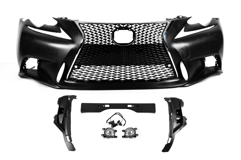 Рестайлинговый бампер с решеткой TRD F-Sport GBT для Lexus IS 2013- гг. abs-пластик Под покраску