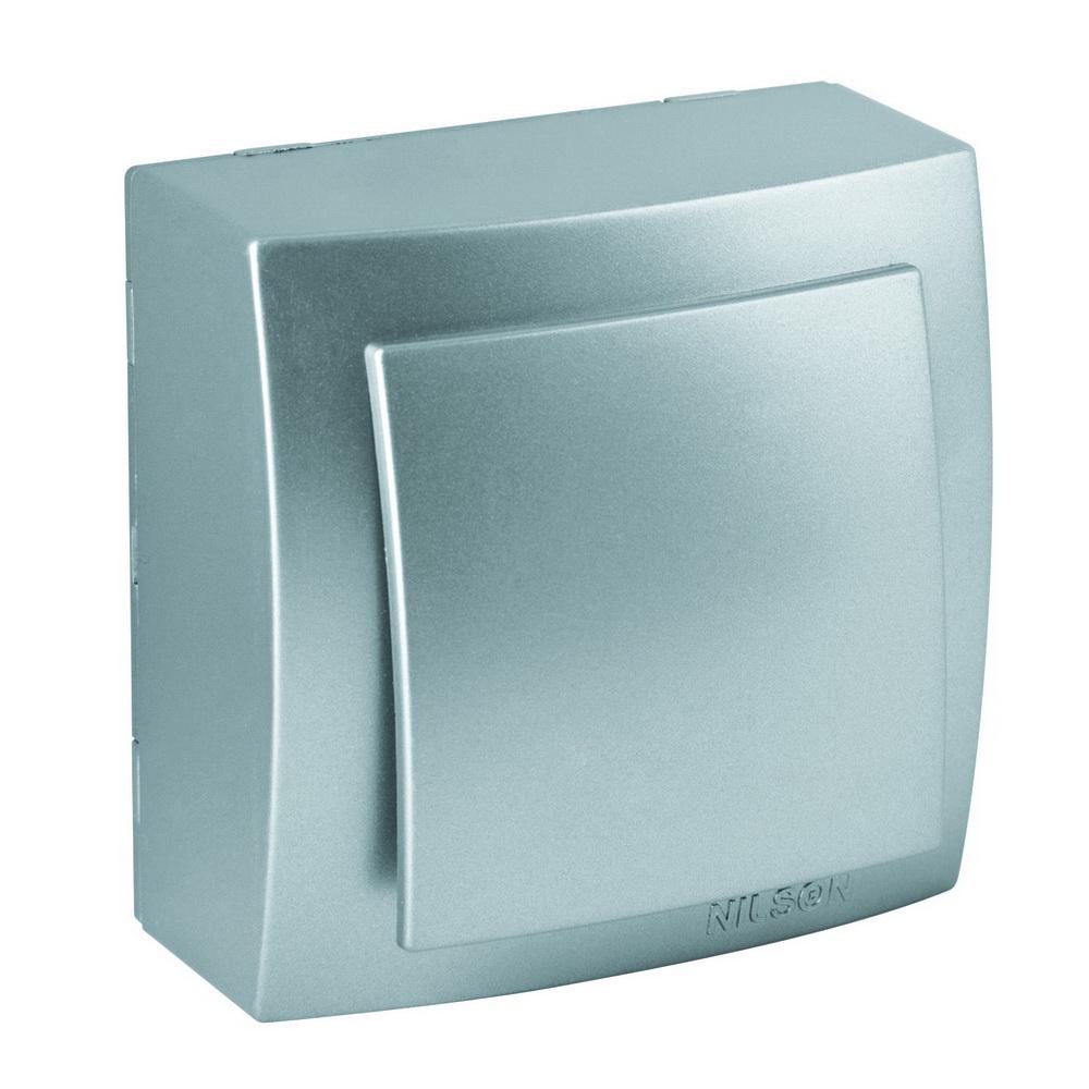 Выключатель Nilson Themis Серебрянный (26131001)