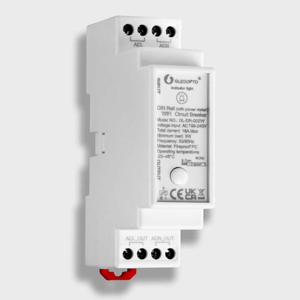 Реле Tuya smart с энергомониторингом Gledopto WiFi