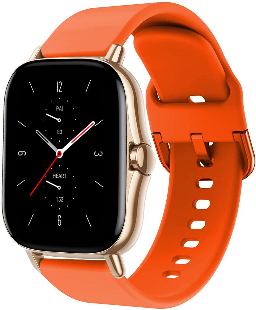 Ремешок Style для Amazfit GTS 2e Orange (21058) - фото 1 Ремешок Style для Amazfit GTS 2e Orange (21058) - фото 1