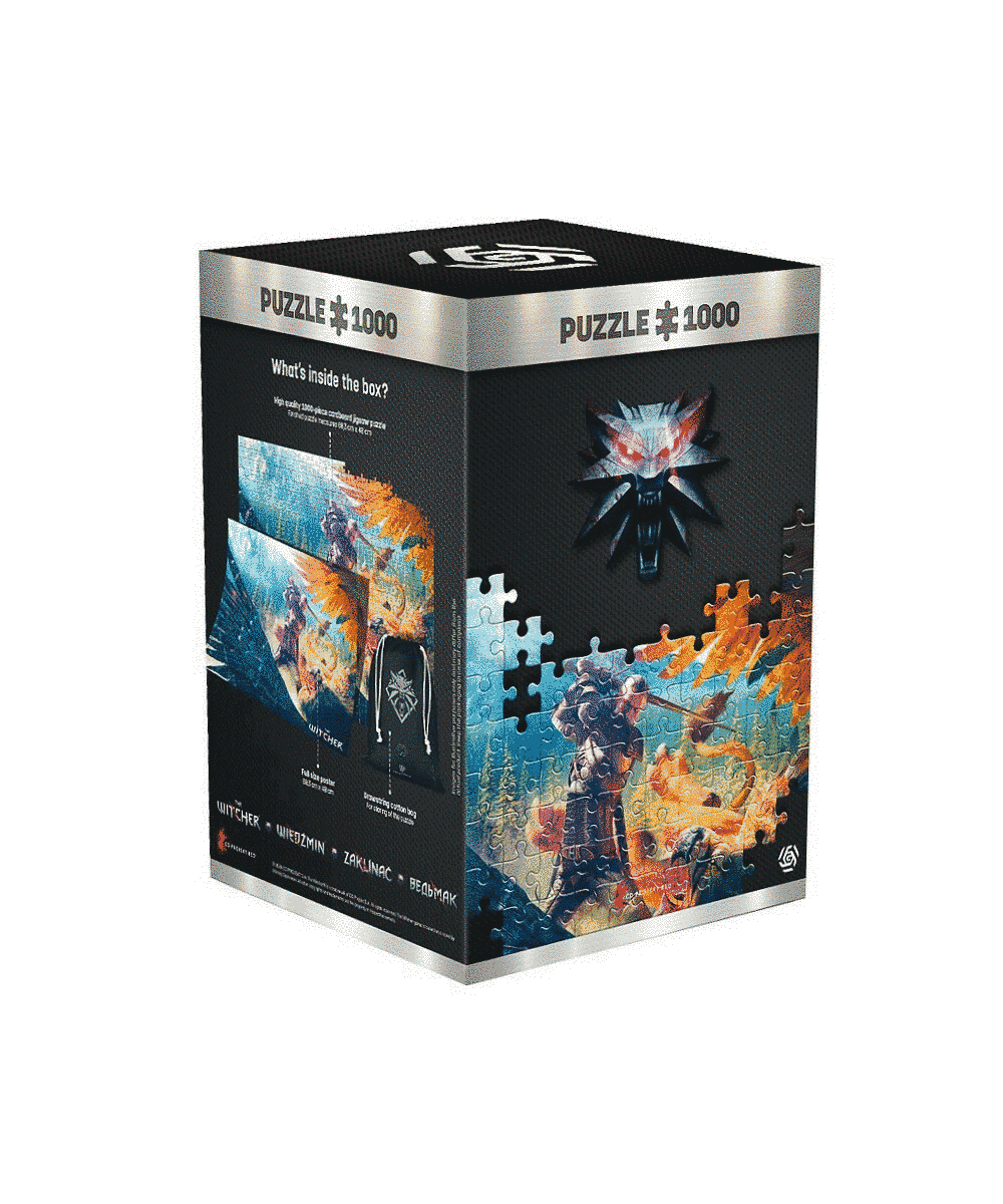 Пазли Good Loot Premium The Witcher Битва грифонів 1000 шт. (5908305231233)