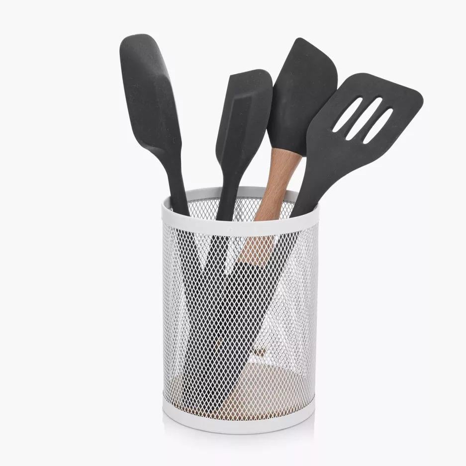 Підставка для столових приладів DUKA FINT 12х16,3 см Білий (2220435) - фото 3 Підставка для столових приладів DUKA FINT 12х16,3 см Білий (2220435) - фото 3