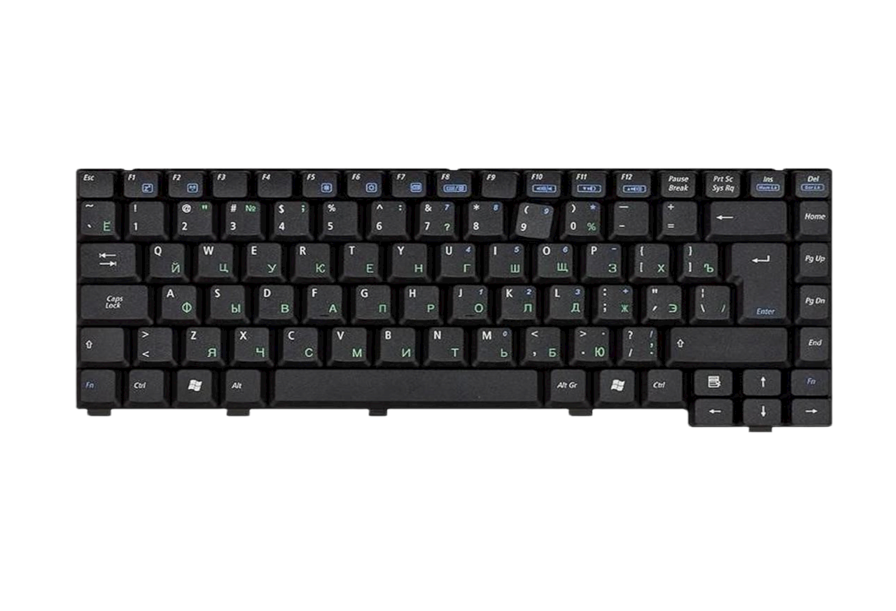 Клавиатура для ноутбука Asus G1 G1 матовая (04GNA51KRUS1)