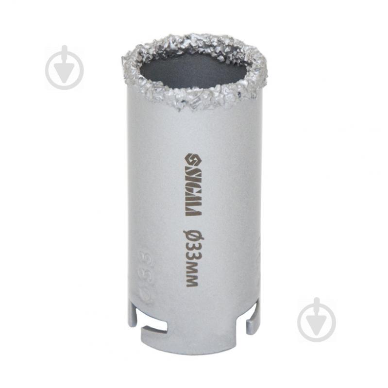 Коронка кольцевая с вольфрамовым напылением 33мм SIGMA (1512111)