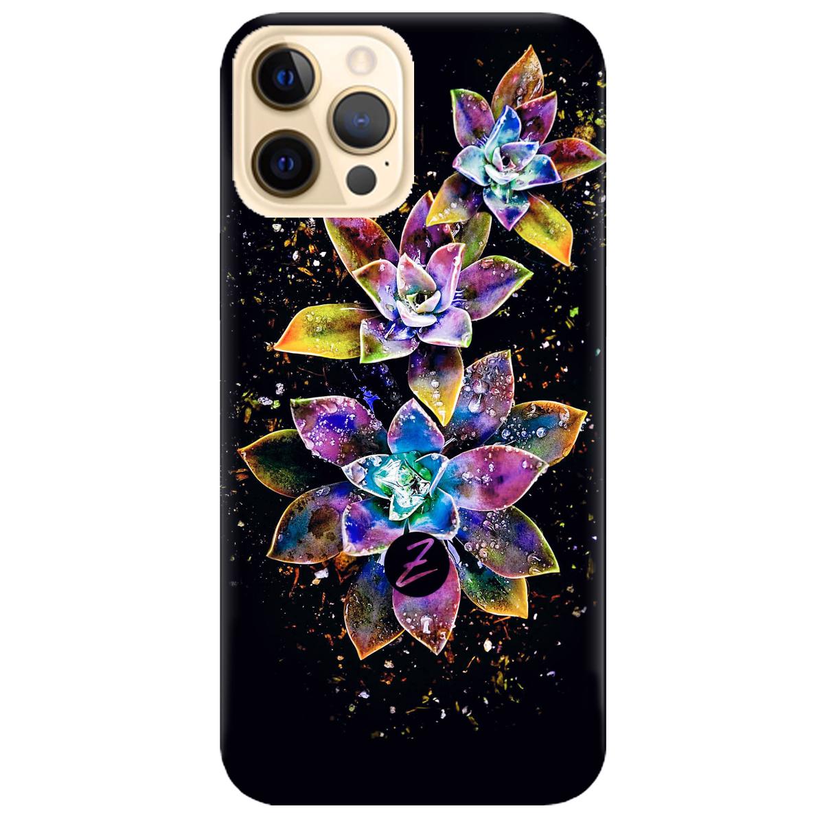 Силиконовый чехол Zorrov для Apple iPhone 12 Pro - Magical flowers (14080040101087213)