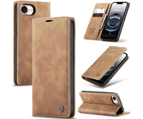 Чехол - книжка CaseMe для iPhone 16e Коричневый Чехол - книжка CaseMe для iPhone 16e Коричневый