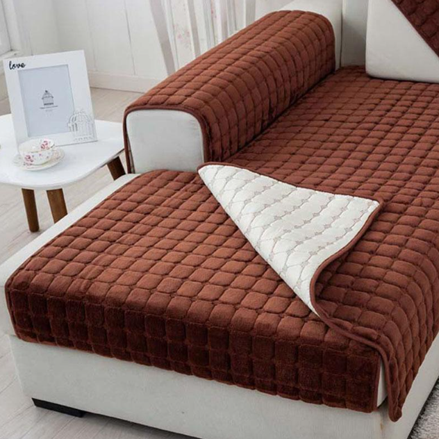 Накидка для мебели на диван и кресла 70х90 см Коричневый (C00385-1)