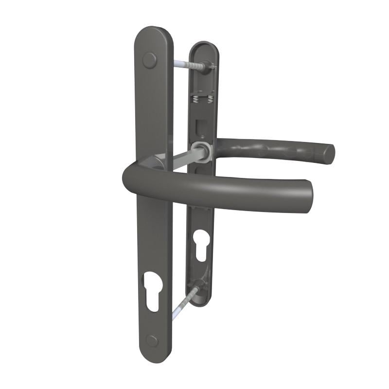 Гарнітур натискний ASTEX Antey DHS з фіксувальною пружиною 85/26/208 мм Антрацит (PL000184)