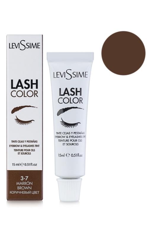 Фарба для брів та вій LeviSsime Lash Color 3-7 Brown (33151)