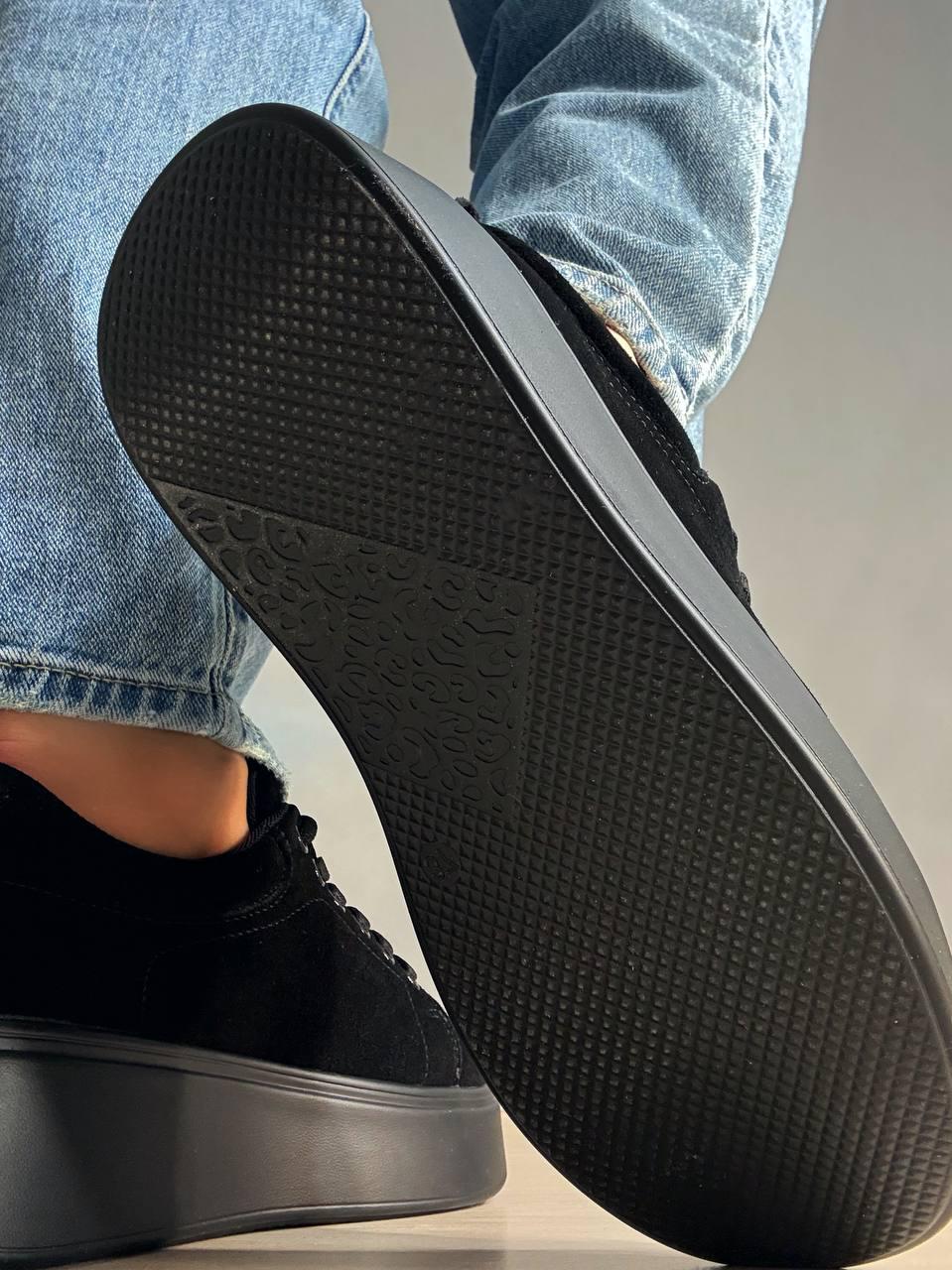 Кеди жіночі Hengji 537-8 замшеві на платформі р. 38 24,5 см Чорний - фото 9 Кеди жіночі Hengji 537-8 замшеві на платформі р. 38 24,5 см Чорний - фото 9