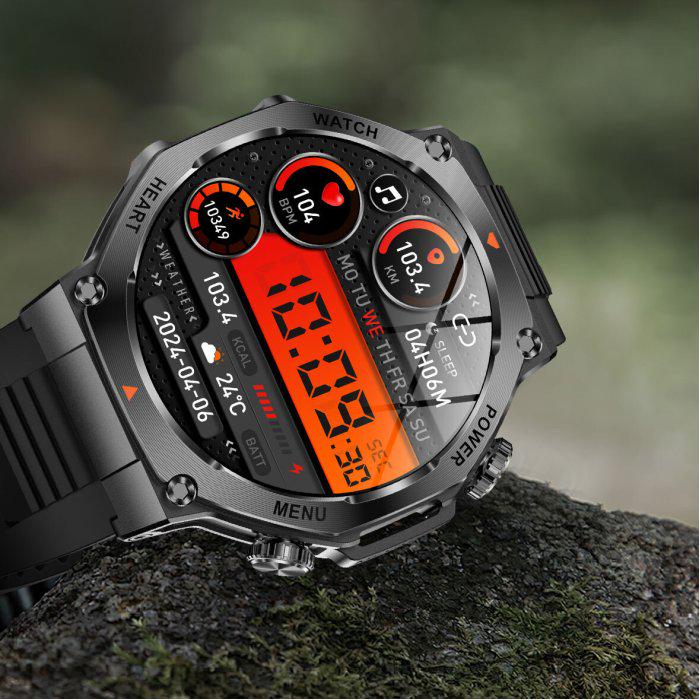 Смарт-годинник UWatch Smart Mevaden Ultra Black Rubber з ремінцями 2 шт. (2044) - фото 11 Смарт-годинник UWatch Smart Mevaden Ultra Black Rubber з ремінцями 2 шт. (2044) - фото 11