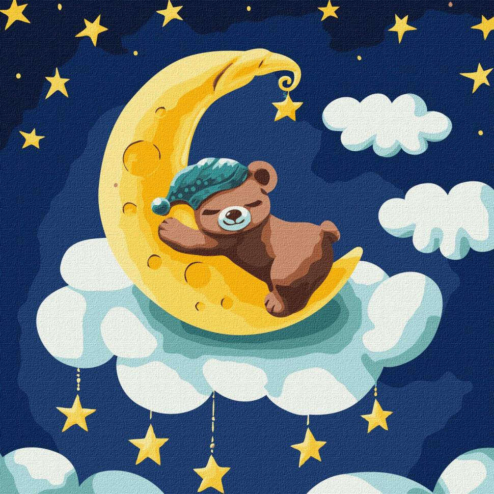 Картина по номерам Идейка Сказочная ночь 30х30 см (KHO4369)