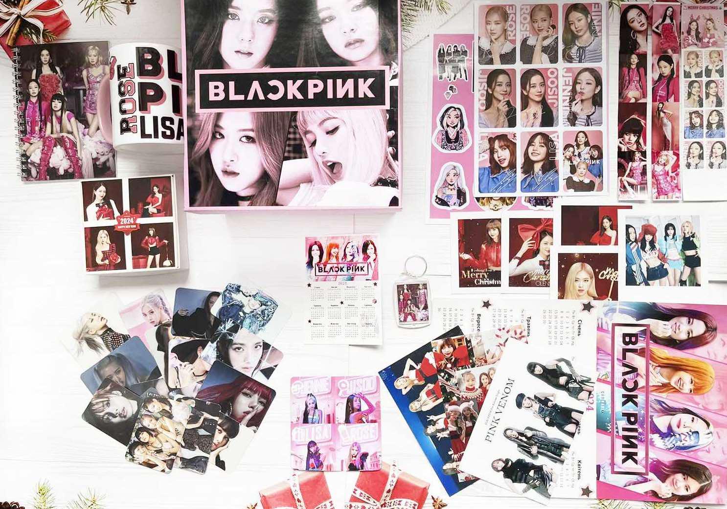 Подарунковий бокс K-Pop №6 Black/Pink (14028445)