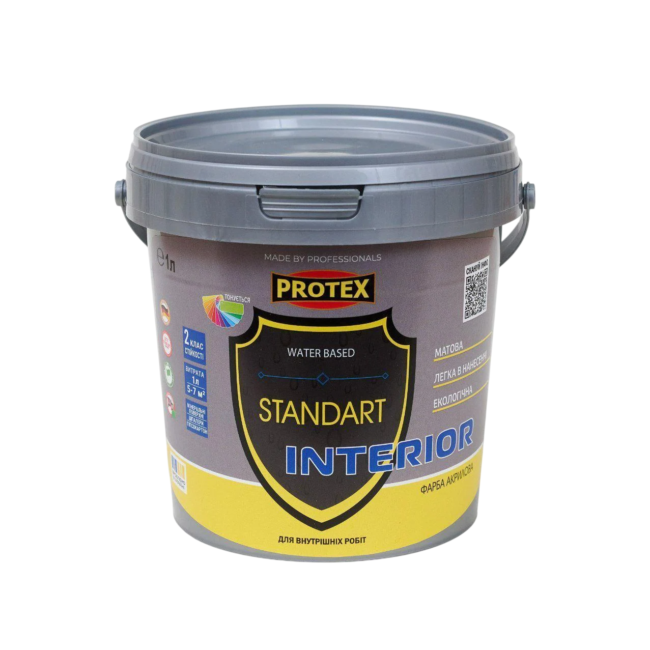 Краска акриловая Protex STANDART 1 л (3014750902)