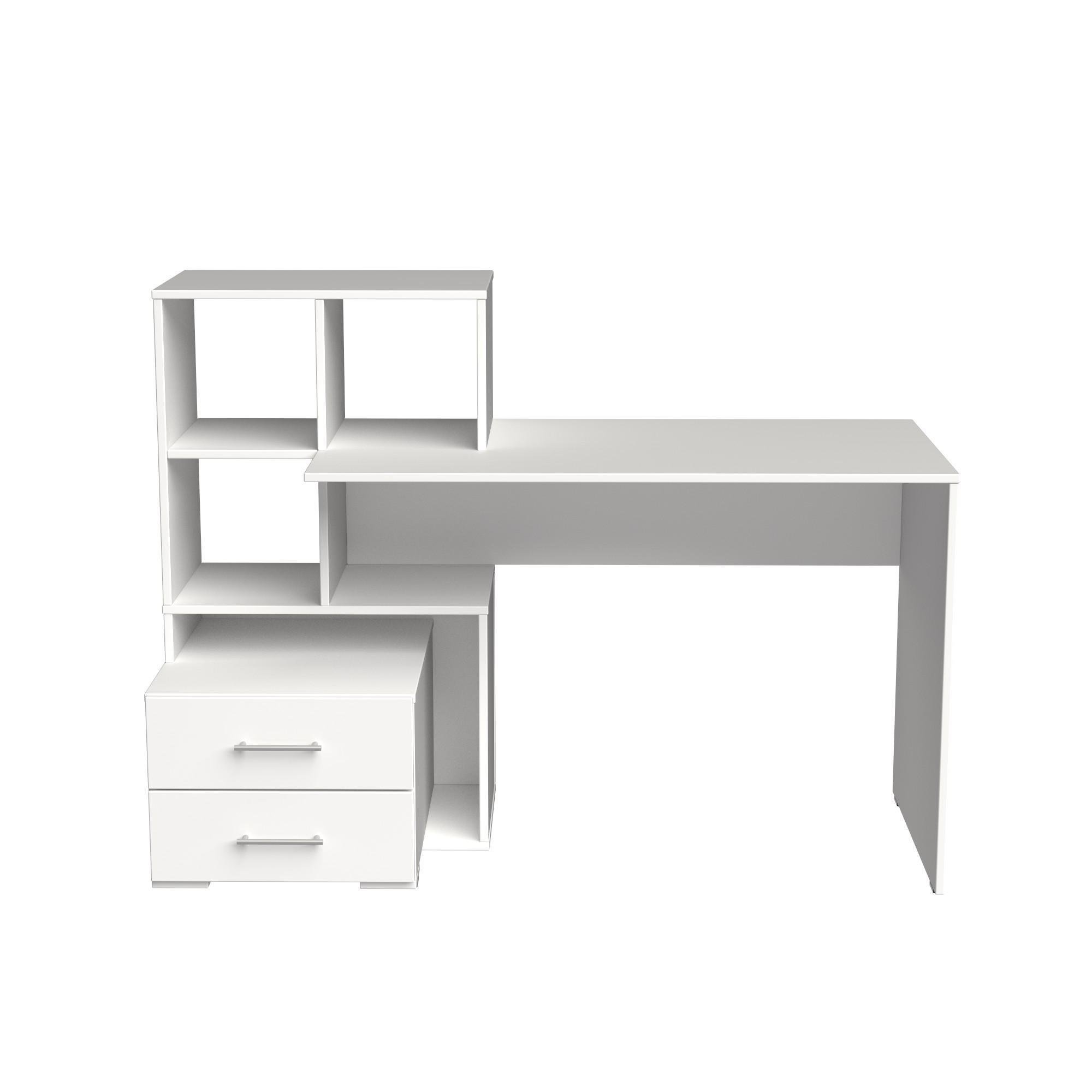 Стіл письмовий СП9 2Я SENAM 1040х1400х500 мм ДСП Білий - фото 3 Стіл письмовий СП9 2Я SENAM 1040х1400х500 мм ДСП Білий - фото 3