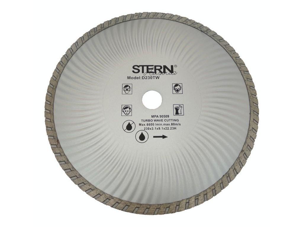 Диск алмазный STERN Turbo 230х3,10х22,2 мм (P-849)